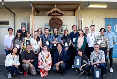 酒蔵ツアーのガイド