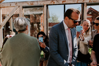 polaroidkamera bröllop aktiviteter under mingel