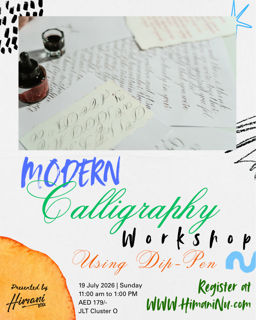 Modern Dip Pen Calligraphy Workshop