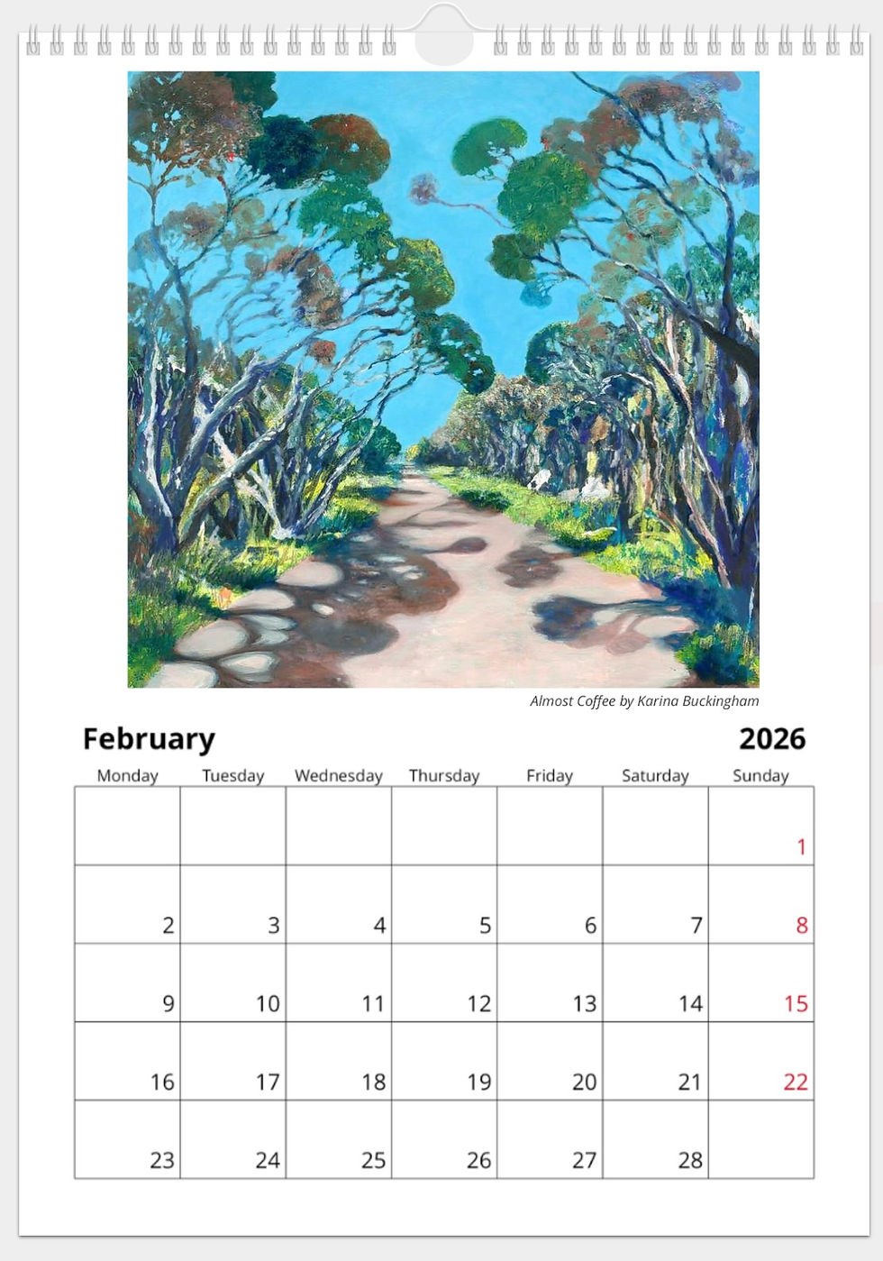 Thumbnail: 2026 Calendar - Cape to Cape Track