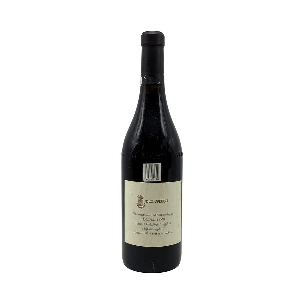 Miniatura: G.D. Vajra 1999 Barolo Bricco delle Viole DOCG