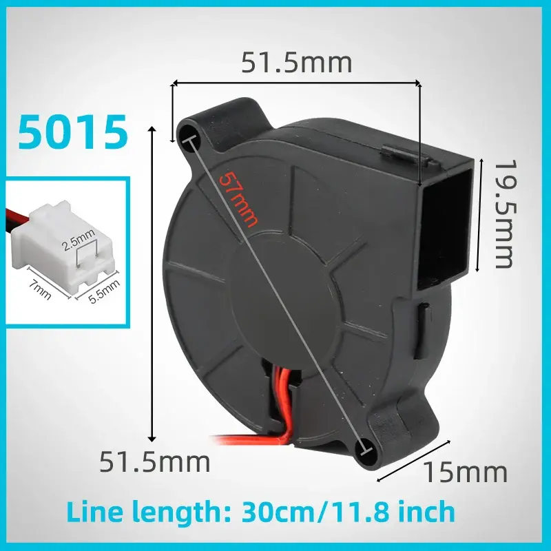 Miniature : Choix de ventilateur puissant 12V / 24V a deux fil
