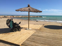 Plage accessible