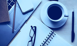 Business Desk With Laptop and Coffee