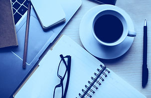 Business Desk With Laptop and Coffee