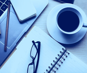 Business Desk With Laptop and Coffee