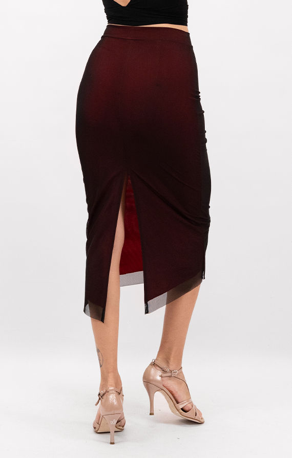 Thumbnail: Valerie - Red & Naked Tango Skirt