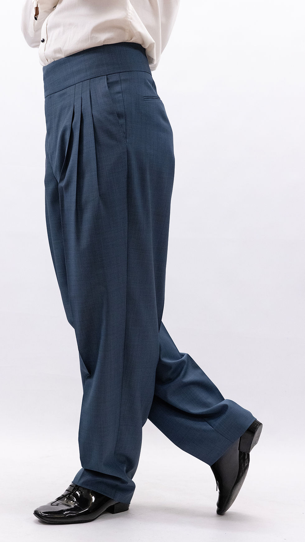 Thumbnail: Tango Pants for Men Jean Blue  HIGH Waist