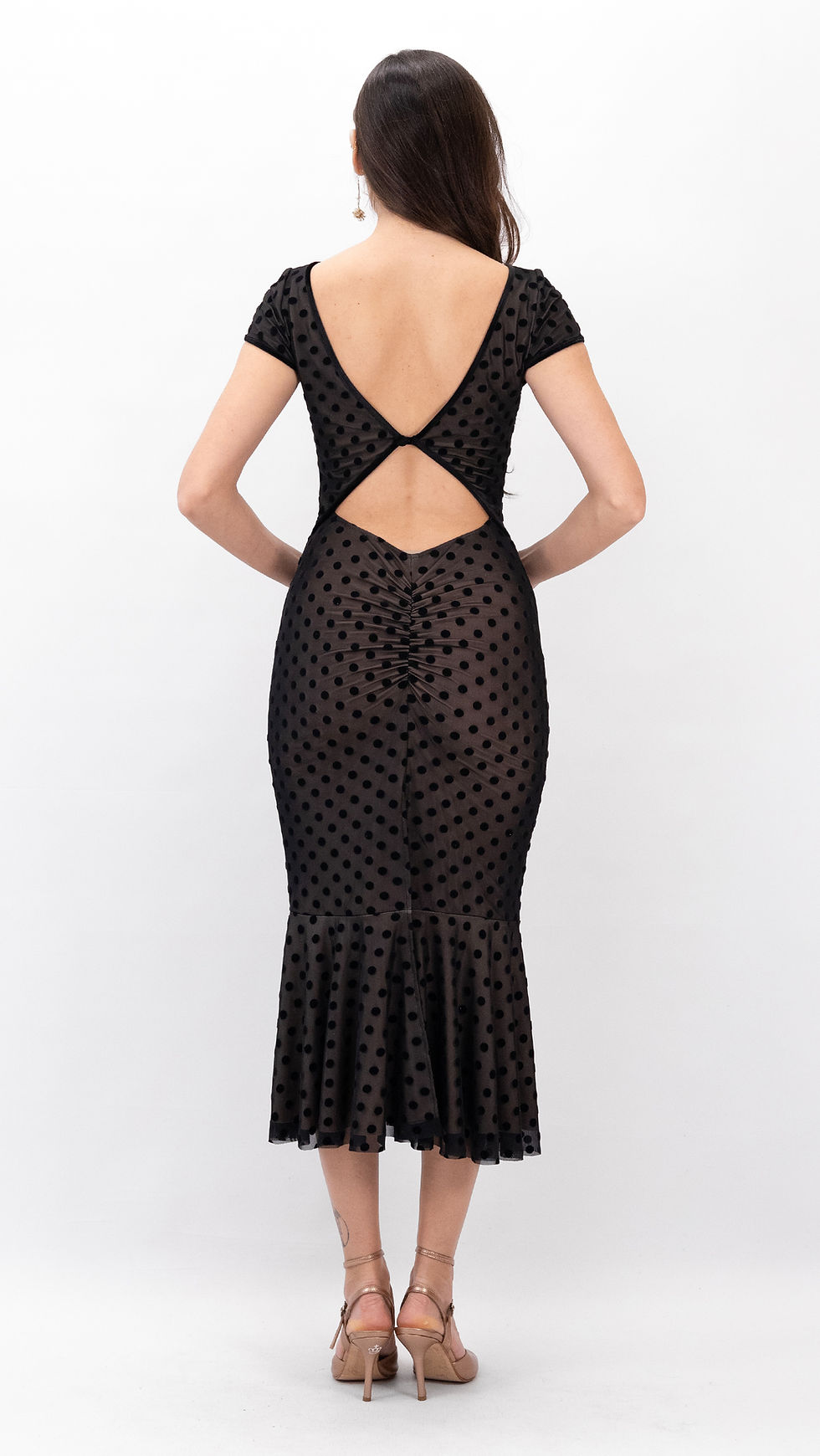 Thumbnail: Perla Lace Dot Tango Dress