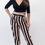 Thumbnail: Tango Pants for Women Powder Pink /Black Stripes