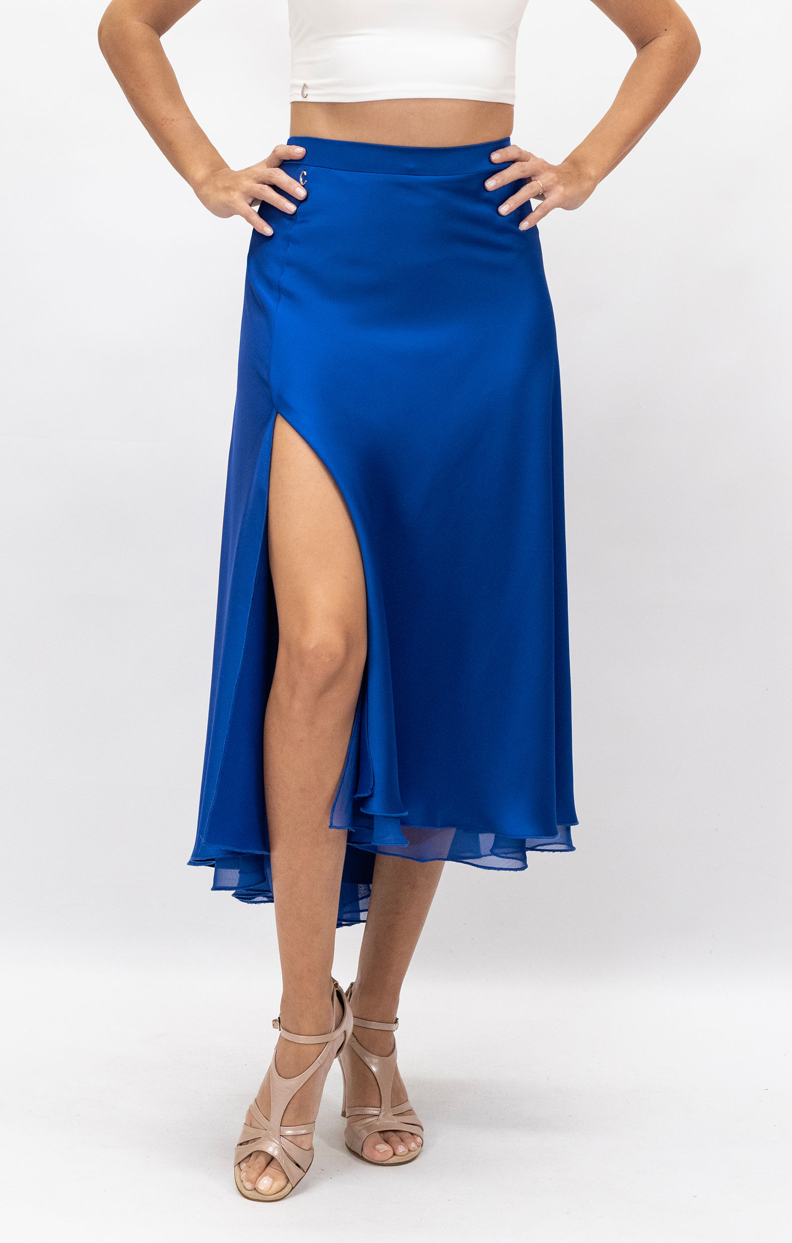 Flowy & Satin - Saks Blue Klosh Tango Skirt