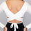 Thumbnail: Julia White Velvet Tango Top w/ Long Sleeves