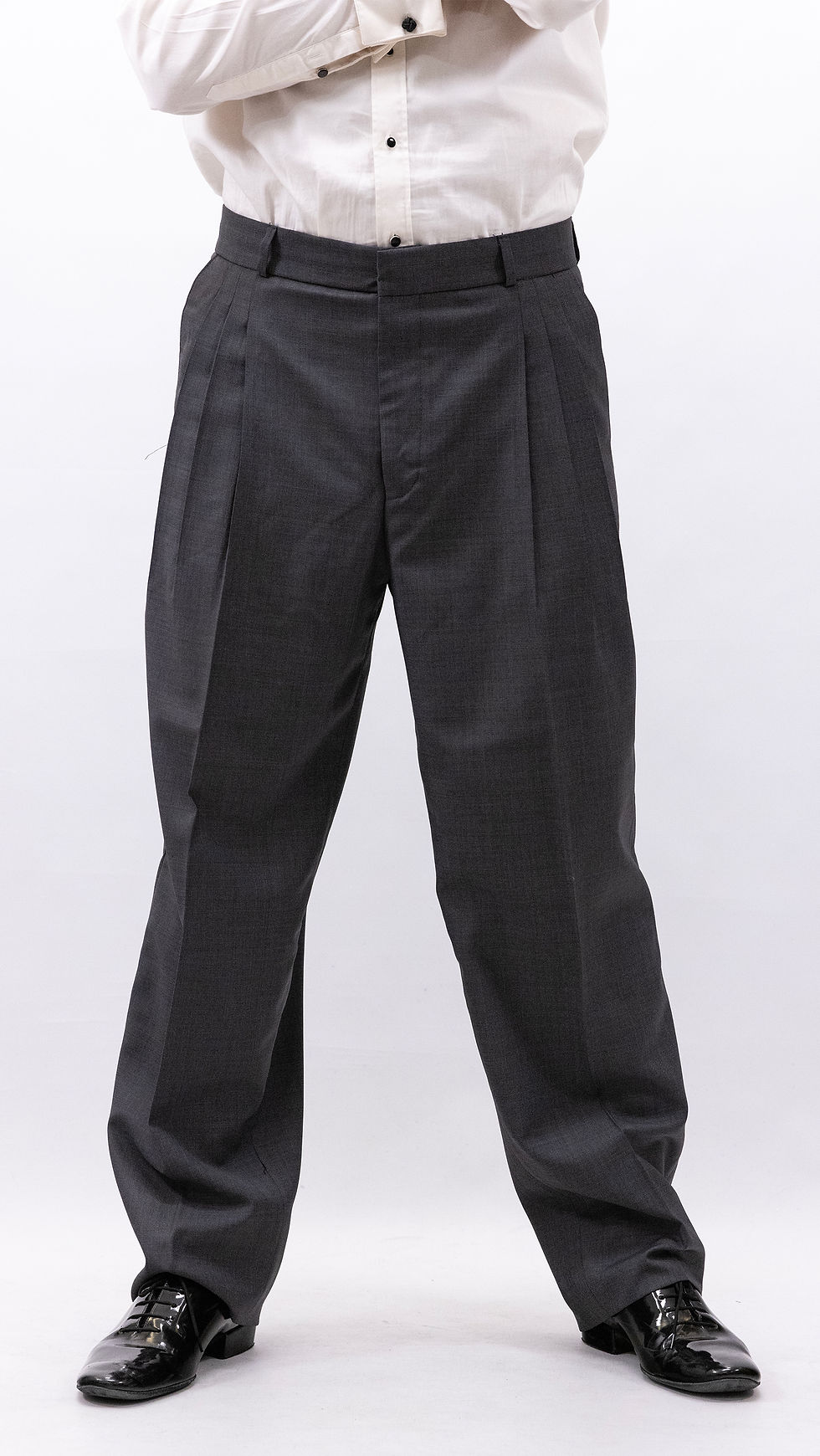 Thumbnail: Tango Pants for Men Grey Normal Waist
