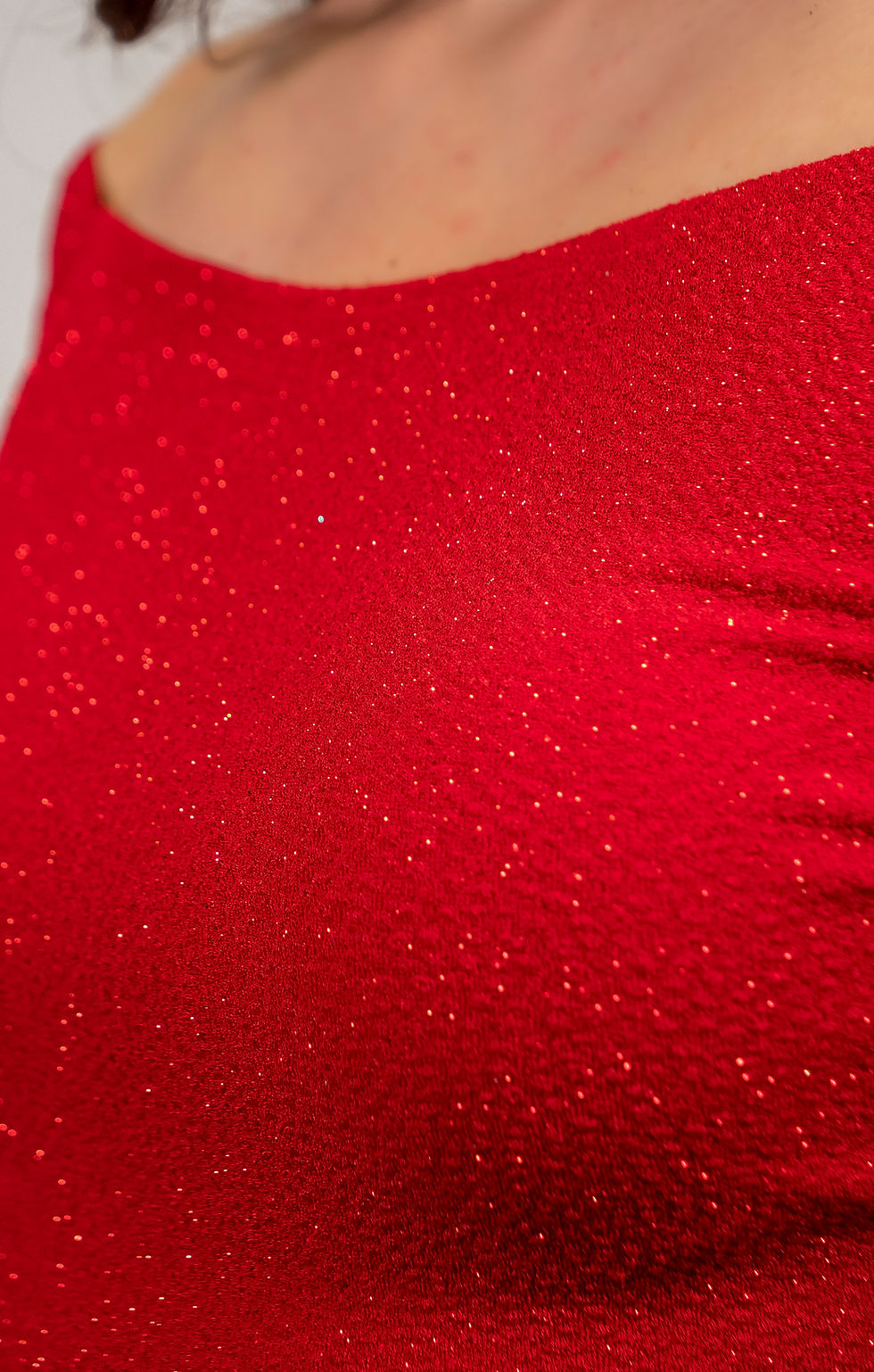 Thumbnail: Victoria - Aphrodite Red Shiny Tango Top