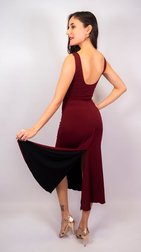 red and black tango dress Reversible Tango Dress "The Traditional"