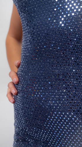 slim fit dress slacks Topshop Disco Sequin Midi Dress In Colbalt