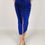 Thumbnail: Claire - Sax Blue Velvet Tango Skirt