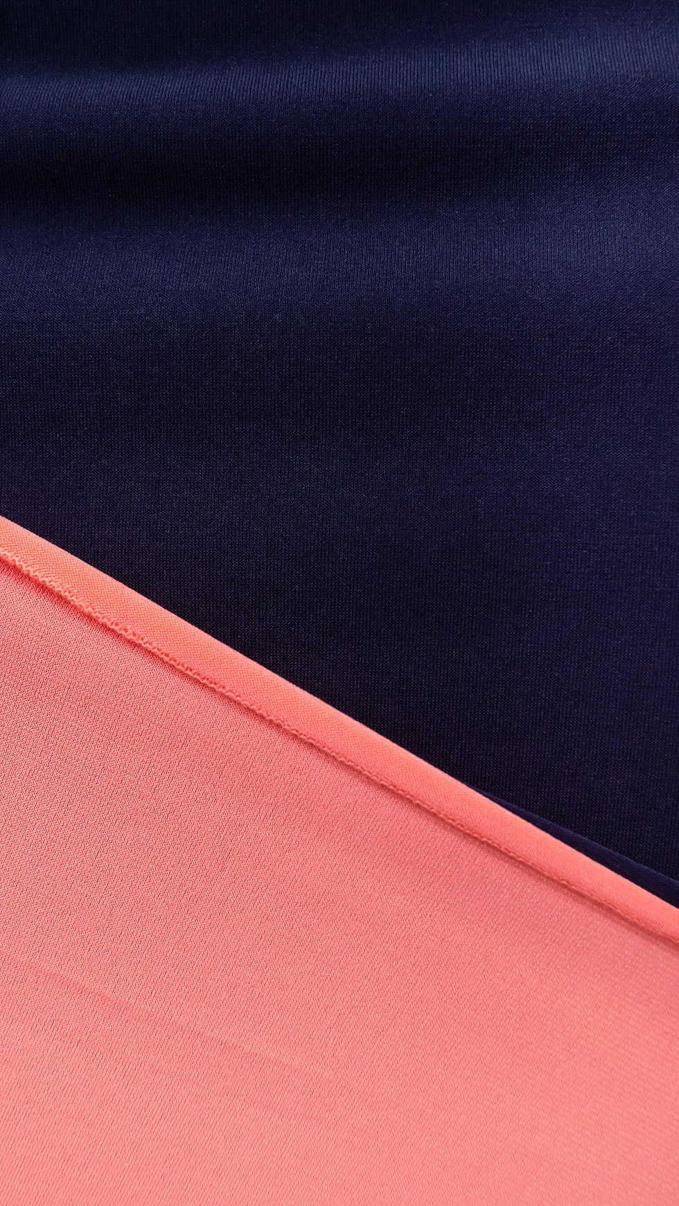 Thumbnail: Angela Navy Blue & Coral Reversible  Tango Dress
