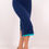 Thumbnail: Naomi Dark Blue & Turquoise Ruched Reversible Tango Skirt