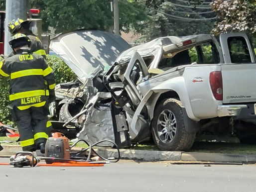 Single-Vehicle Crash Shuts Down Herkimer Road; Driver Extricated from Wreckage