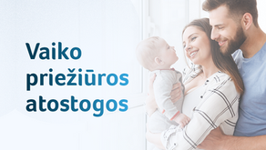 Tėvai pradeda naudotis pasikeitusia vaiko priežiūros atostogų tvarka