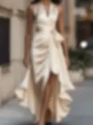 Satin Evening Dress