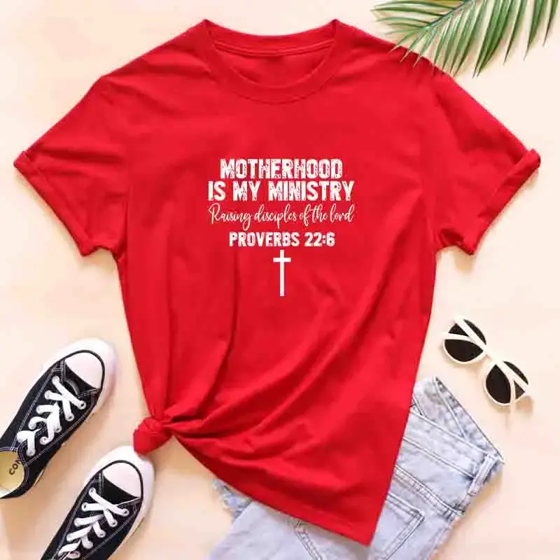 Thumbnail: Motherhood Is My Ministry Christian T-Shirt