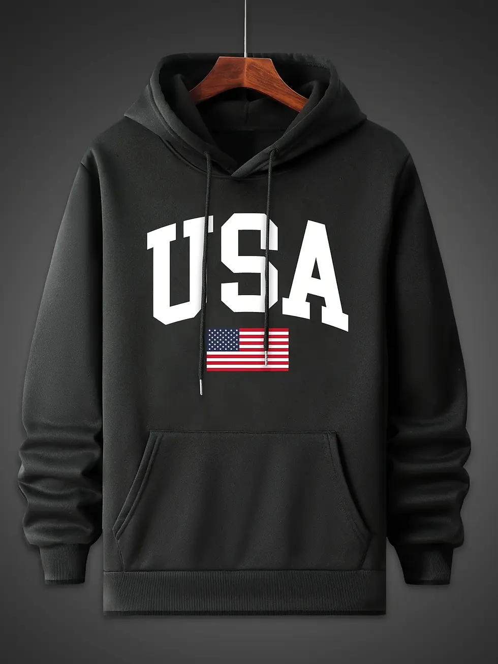 Thumbnail: USA Flag Print Hoodie