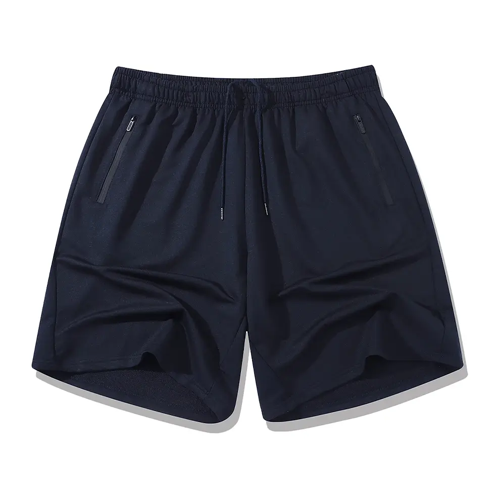 Thumbnail: Quick Dry Zipper Pockets Thin Fitness Shorts