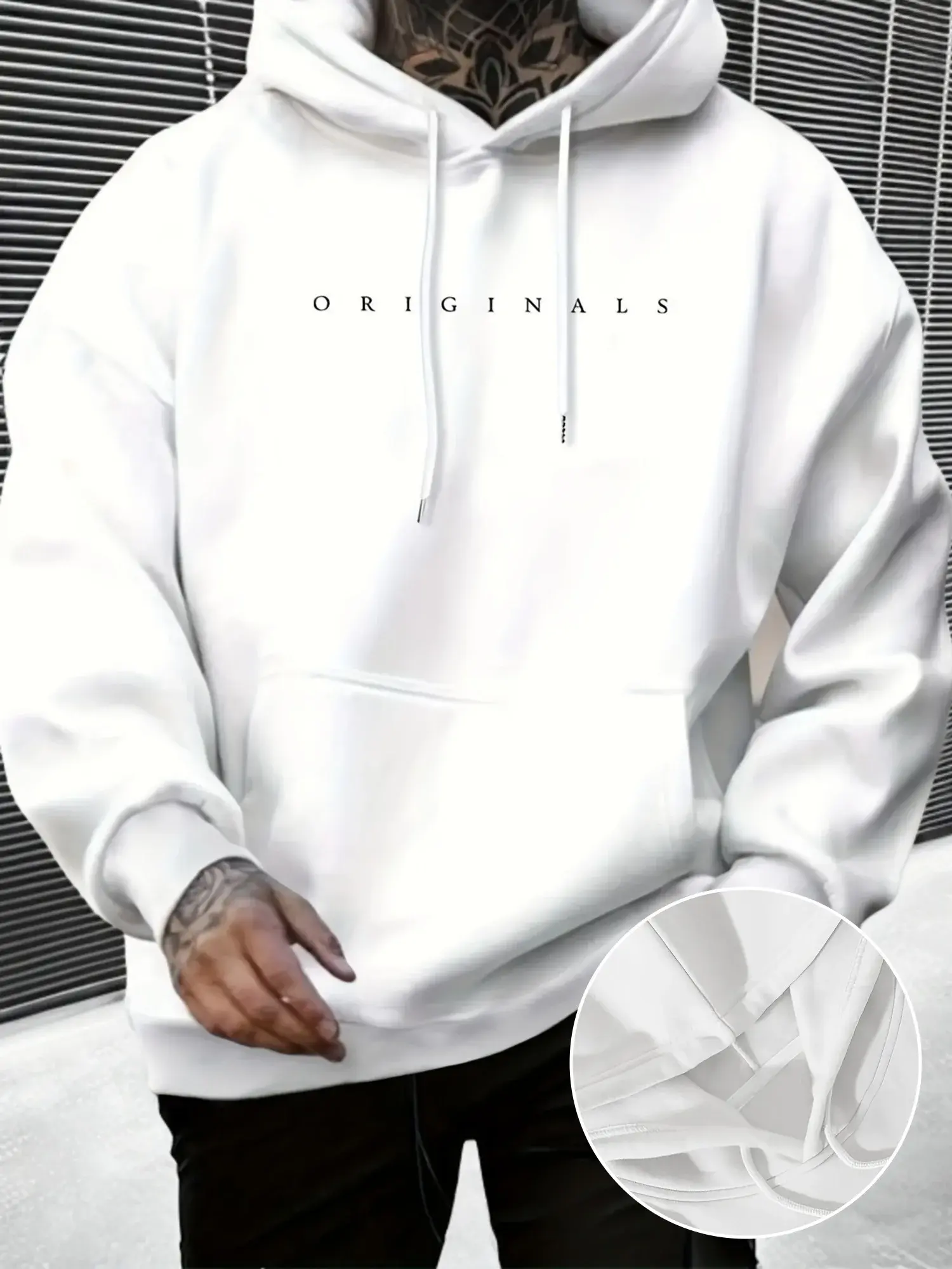 Men's ORIGINALS Letter Hoodie