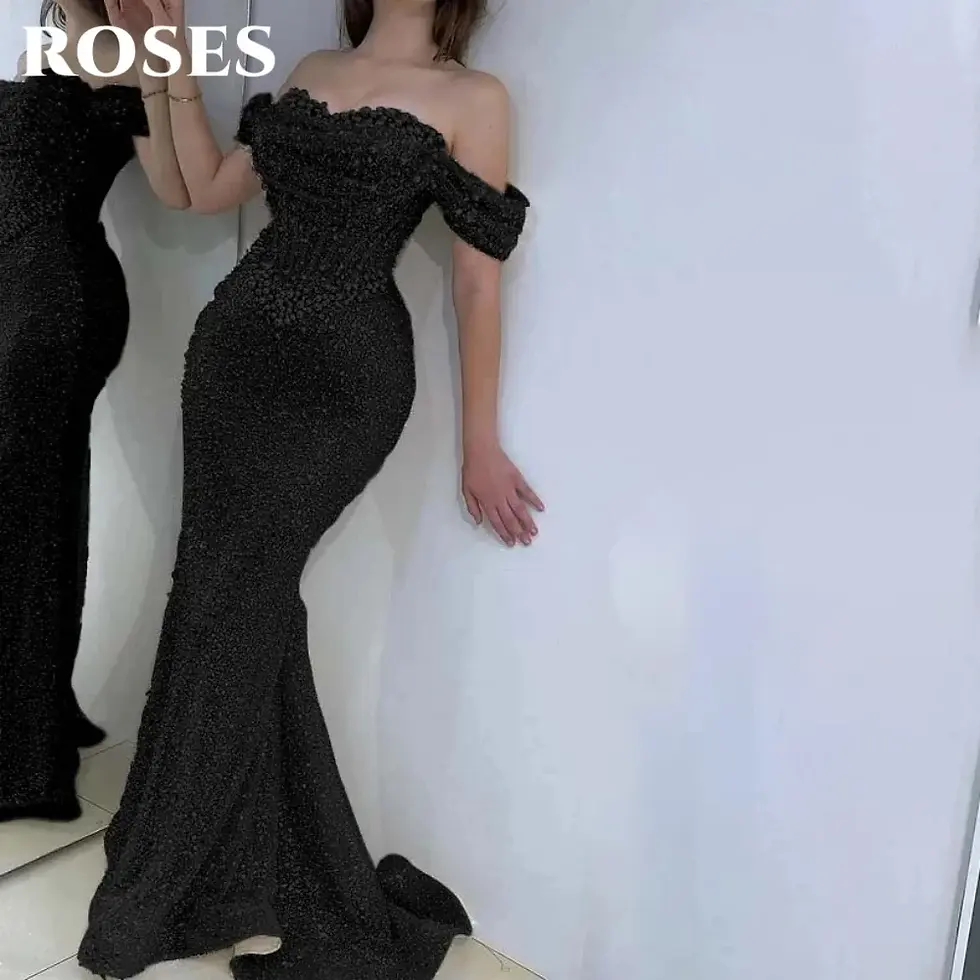Thumbnail: ROSES Pearl Gorgeous Prom Dress With Fishbone Shiny Sequins