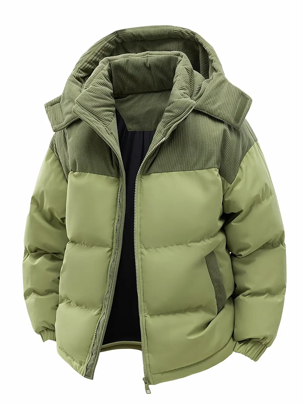 Thumbnail: Hooded Windproof Cotton Jacket