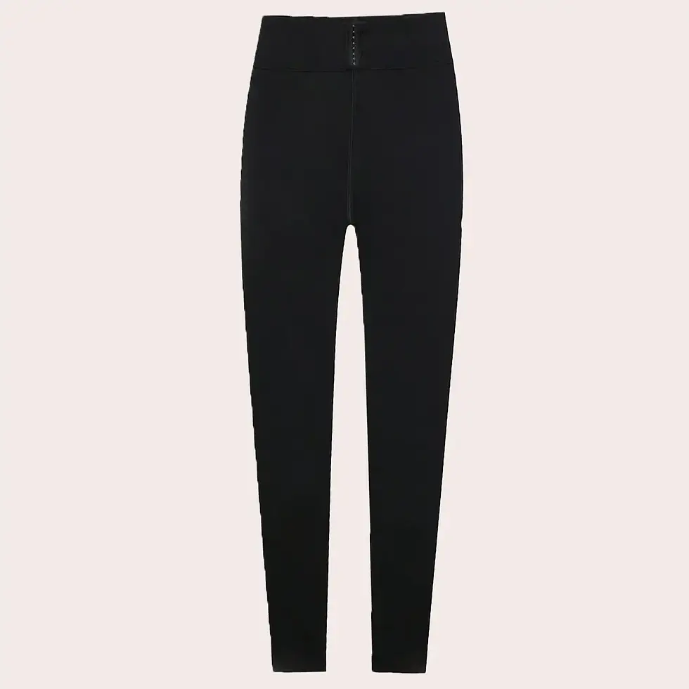 Thumbnail: Black High-Waist Shaping Leggings