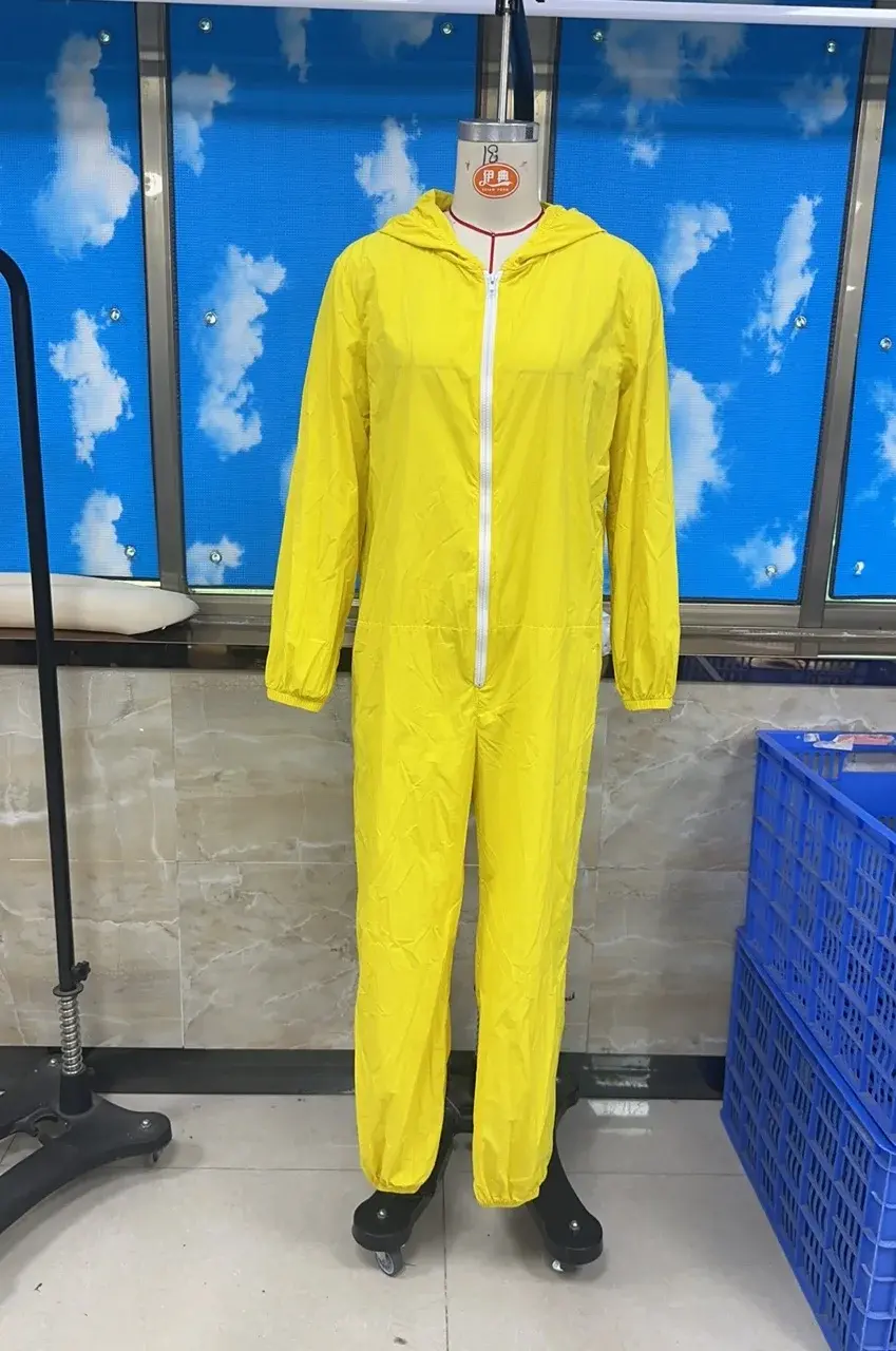 Thumbnail: Full Zip Hooded Long Sleeve Jumpsuit Breaking Bad Cosplay Hazmat Suit