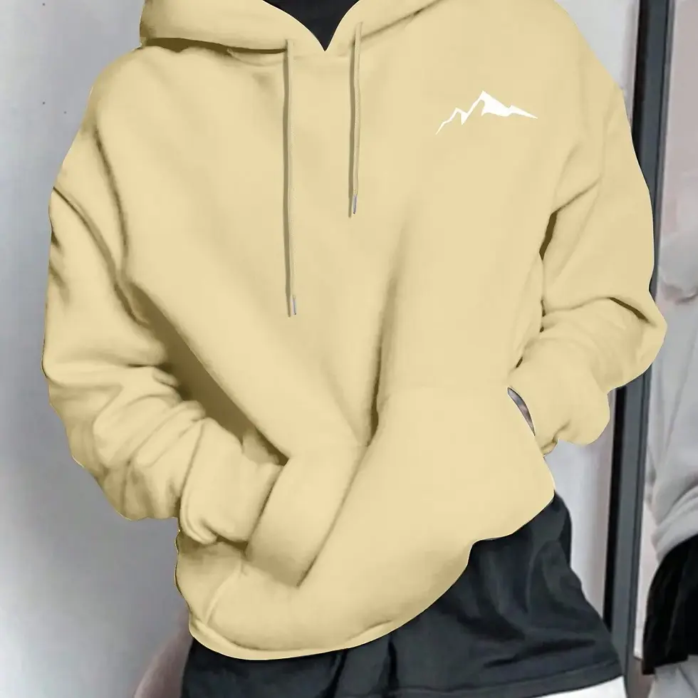 Thumbnail: Men's Mountain Graphic Print Hoodie