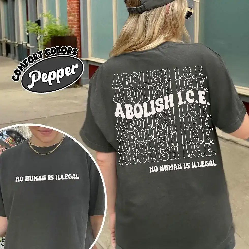 Abolish Ice No Human Is Illegal T-Shirt