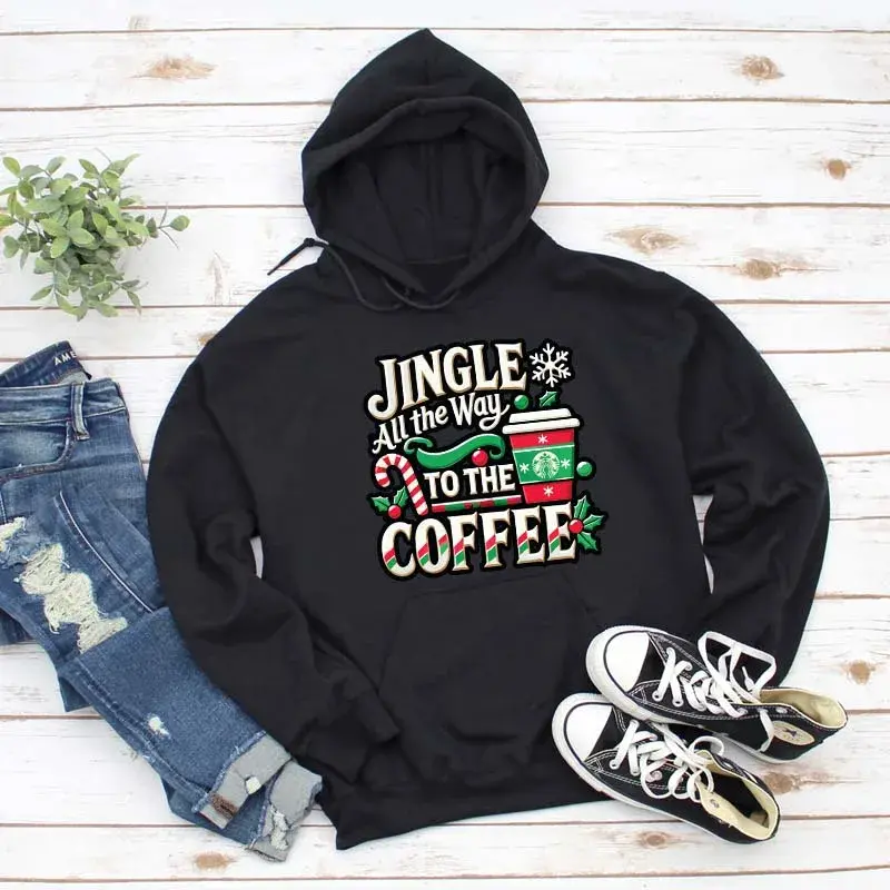 Jingle All the Way to the Coffee Hoodie