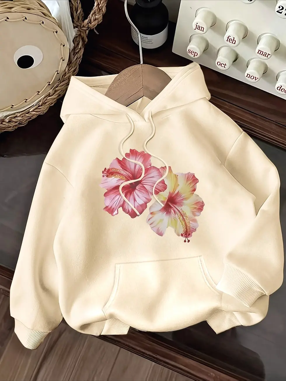 Thumbnail: Colorful Floral Pattern Hoodie