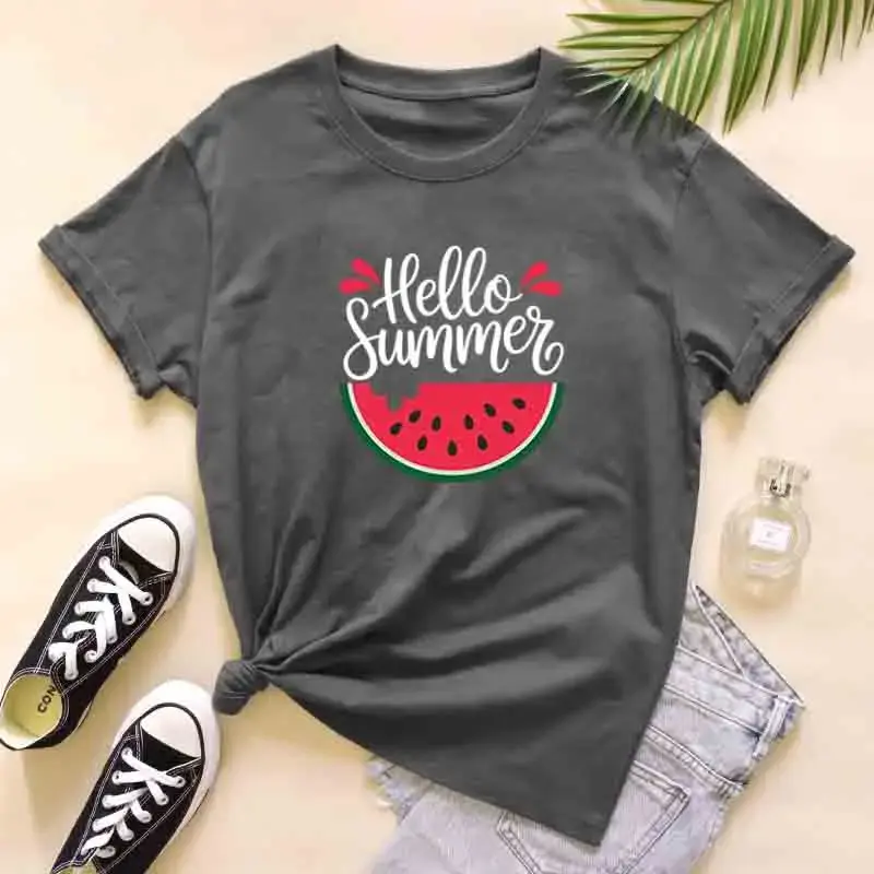 Thumbnail: Hello Summer Watermelon T-Shirt