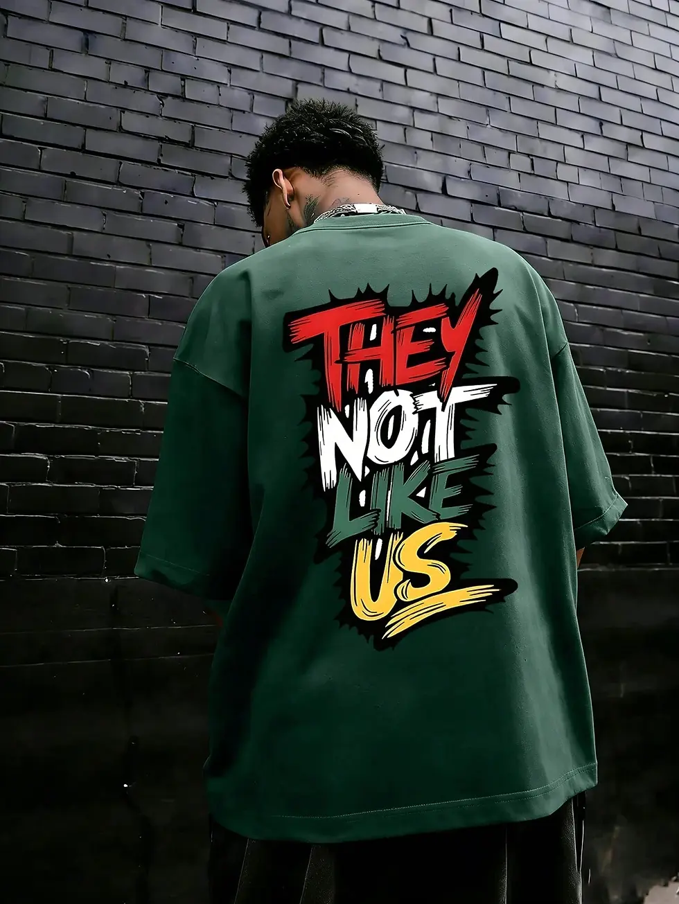 Thumbnail: THEY NOT LIKE US Graffiti Print T-Shirt