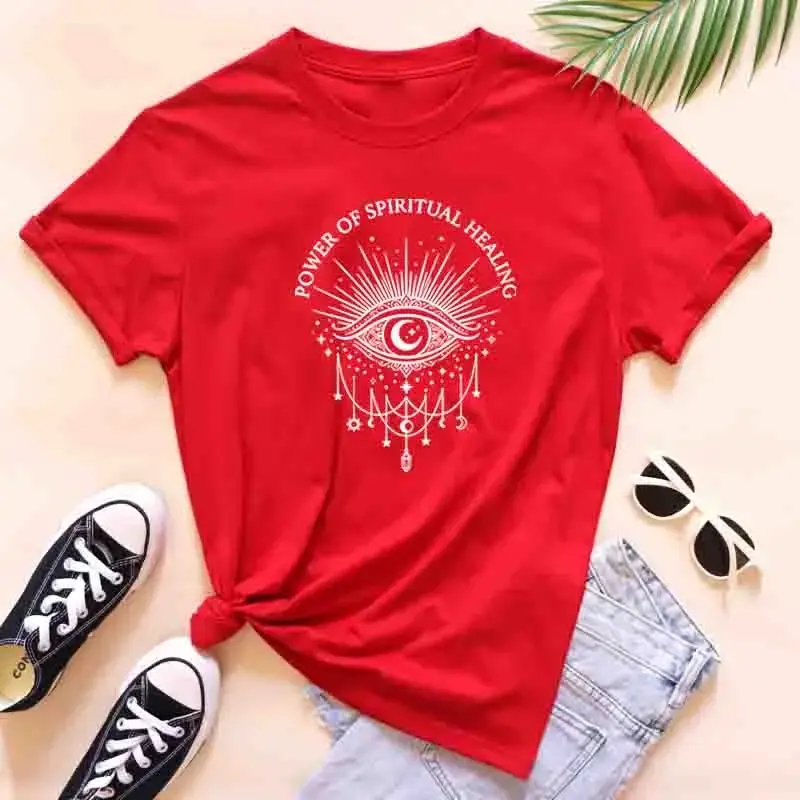 Thumbnail: Power of Spiritual Healing Boho Eye Mystic T-Shirt
