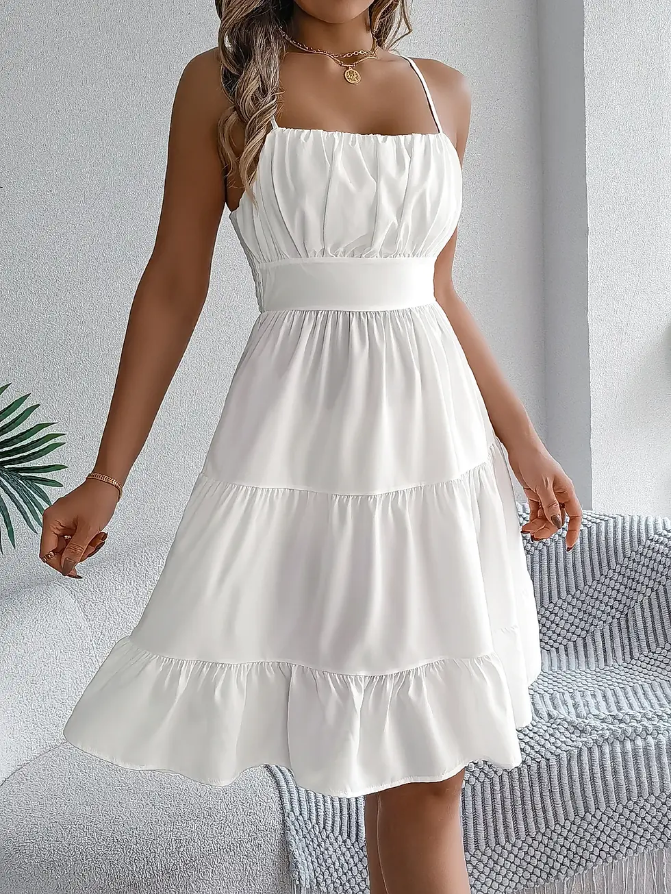 Thumbnail: Ruffled Camisole Dress