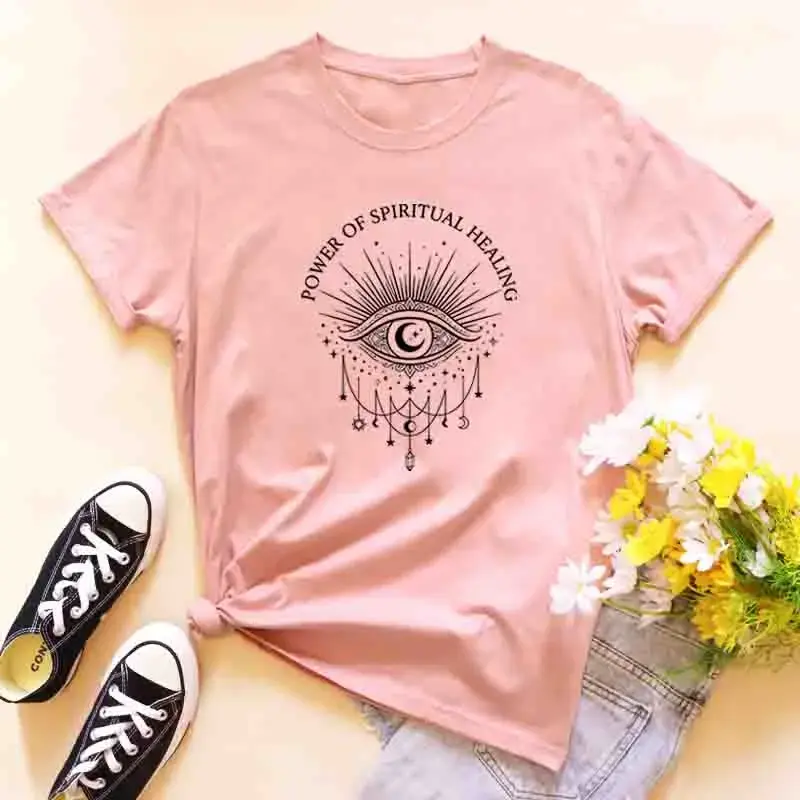 Thumbnail: Power of Spiritual Healing Boho Eye Mystic T-Shirt