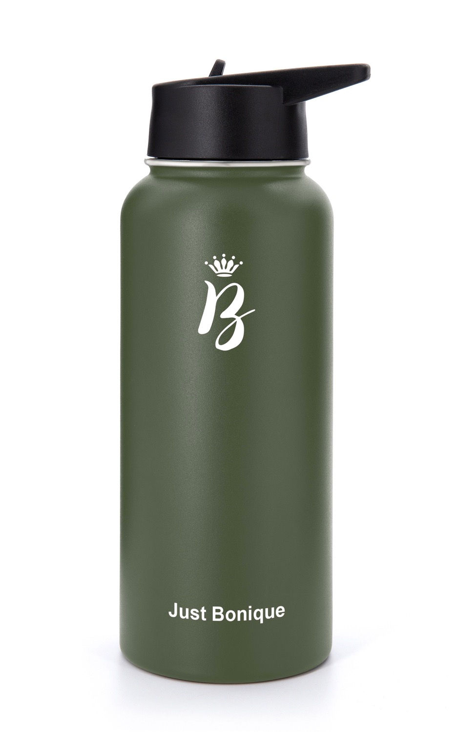 Thumbnail: Just Bonique Stainless Steel Water Bottle 32oz