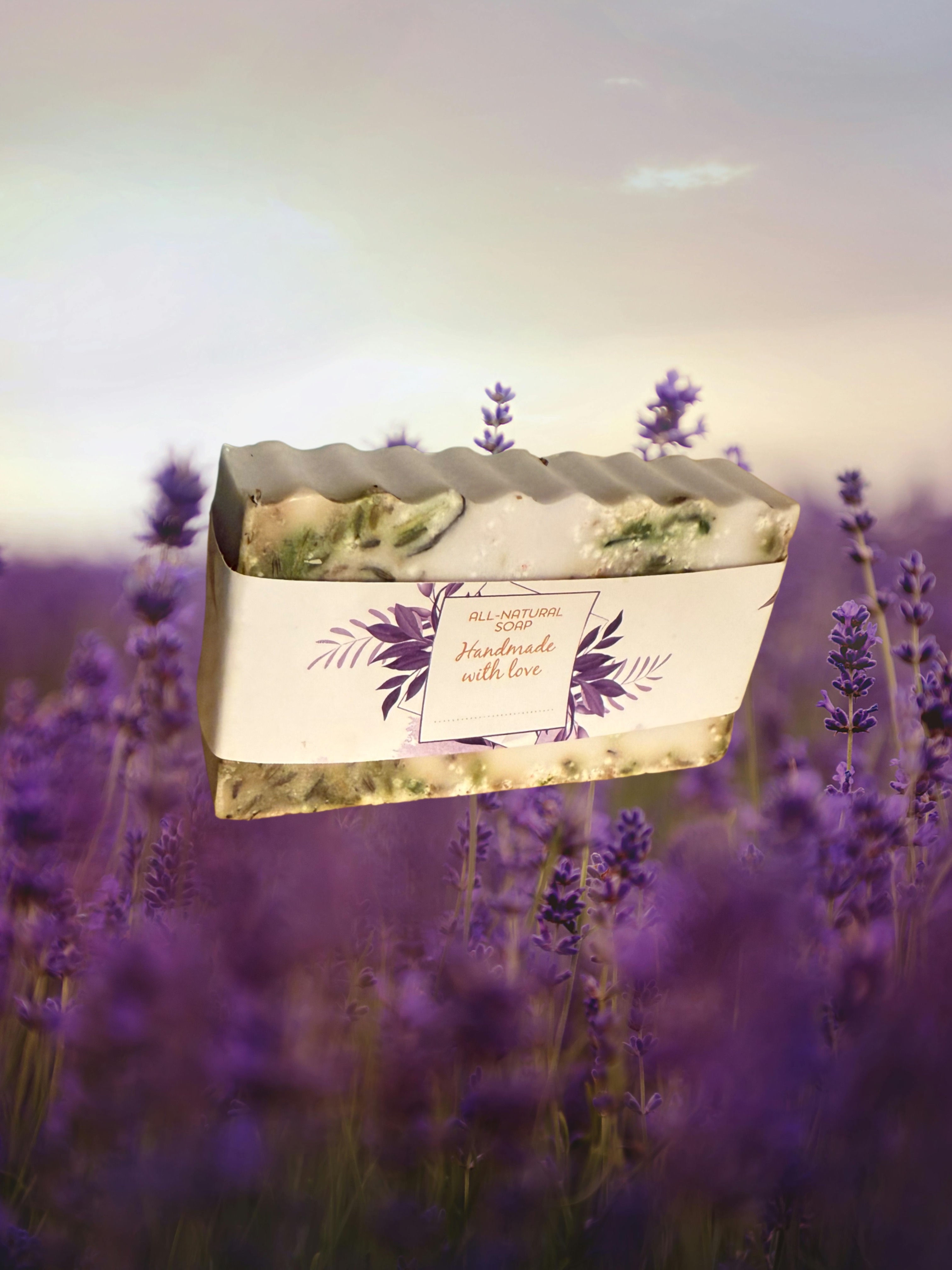 ✨ Lavender Serenity Salt Soap