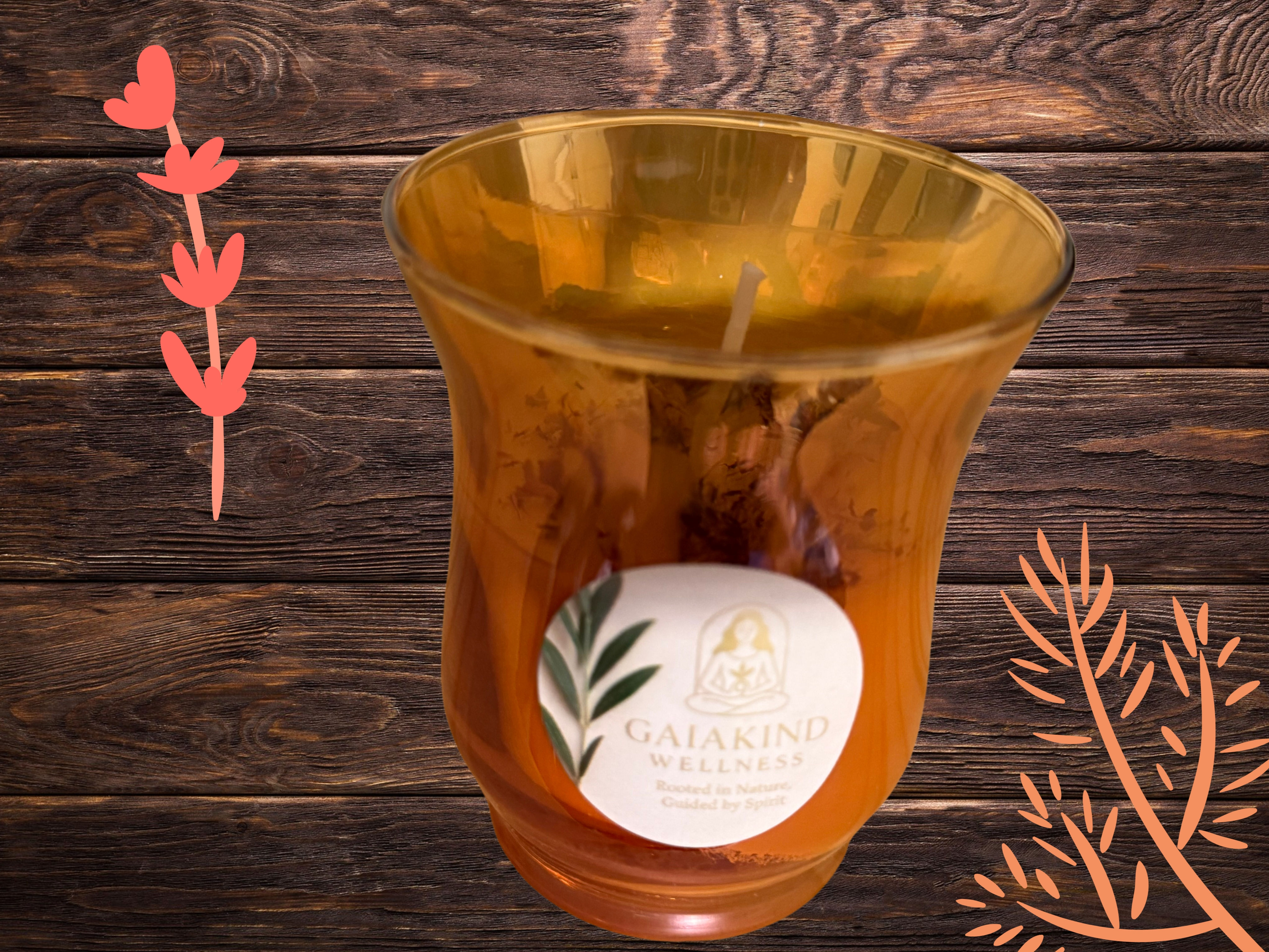 🌿✨Sacred Calm – Lavender & Sandalwood Soy Candle