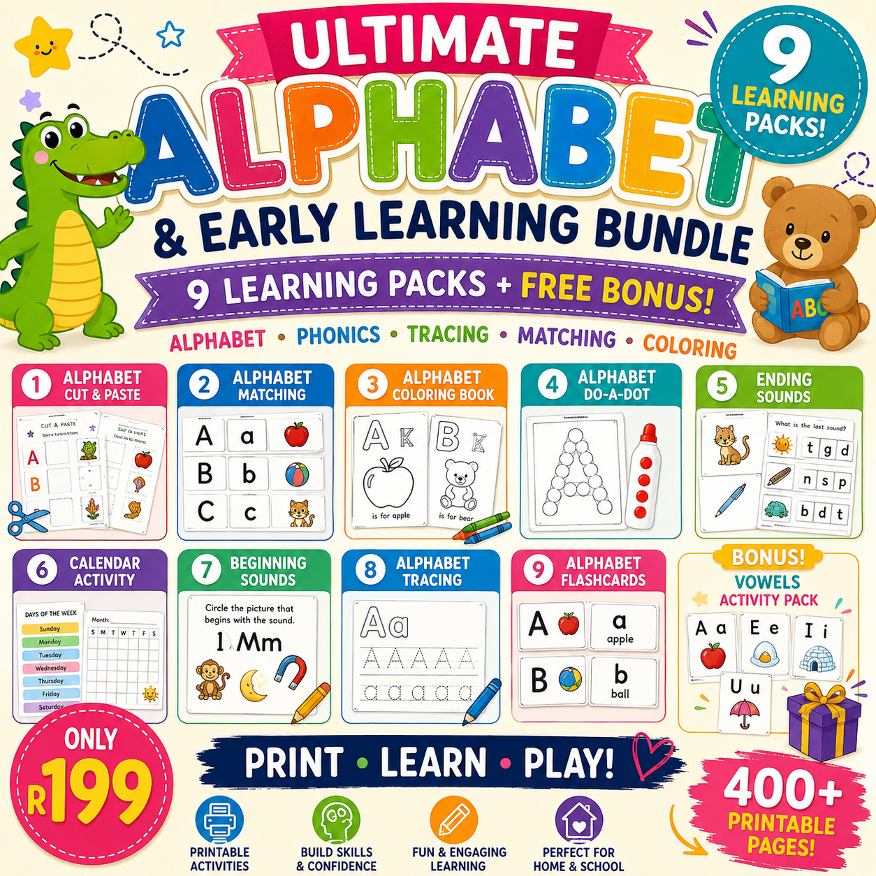 ๐ Ultimate Alphabet & Early Learning Bundle