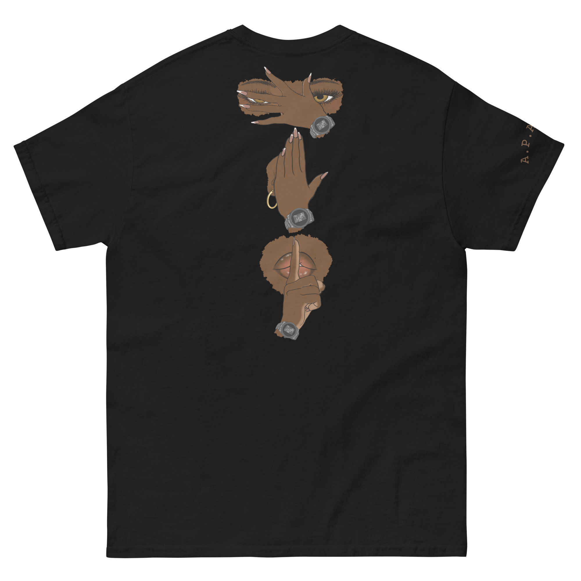 See No, Hear No, Speak No Back Tee (Nikki)
