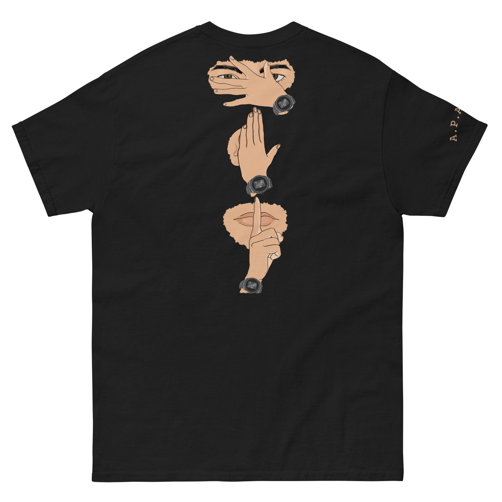 See No, Hear No, Speak No Back Tee (Tyler)