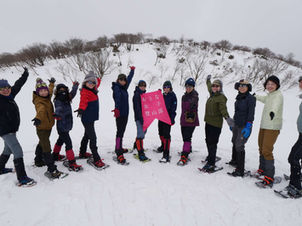 おとな女子登山部 蓬莱山スノーシューハイク